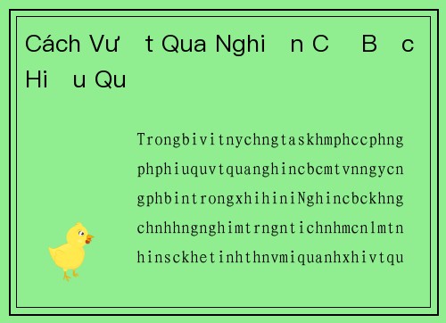 Cách Vượt Qua Nghiện Cờ Bạc Hiệu Quả