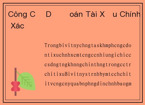 Công Cụ Dự Đoán Tài Xỉu Chính Xác