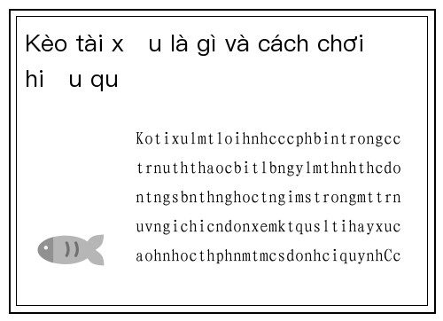 Kèo tài xỉu là gì và cách chơi hiệu quả