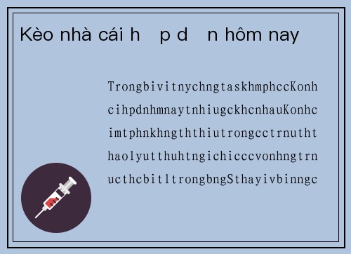 Kèo nhà cái hấp dẫn hôm nay