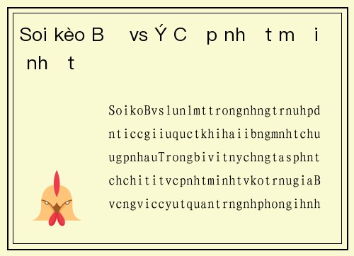 Soi kèo Bỉ vs Ý Cập nhật mới nhất